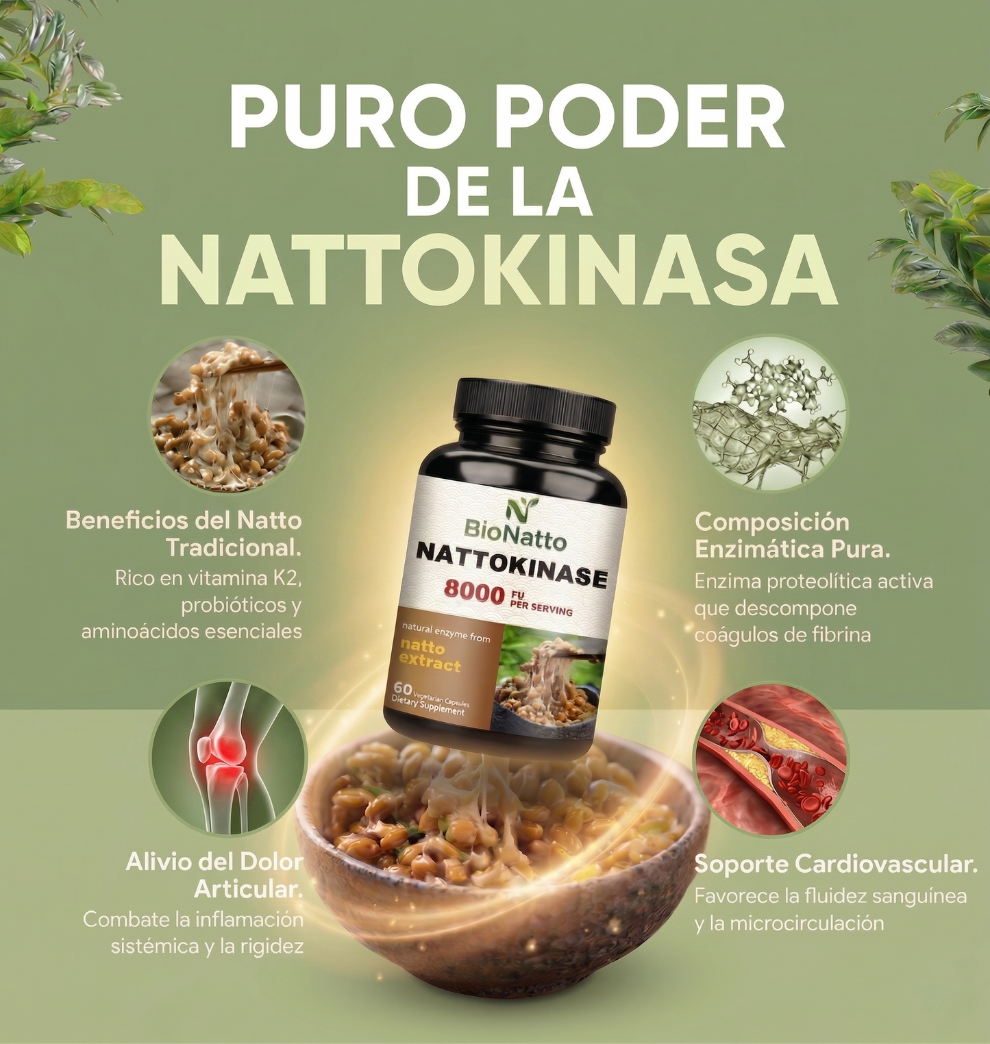 BioNatto 8000 FU — Limpieza Arterial De Forma Natural