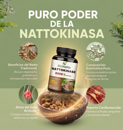 BioNatto 8000 FU — Limpieza Arterial De Forma Natural