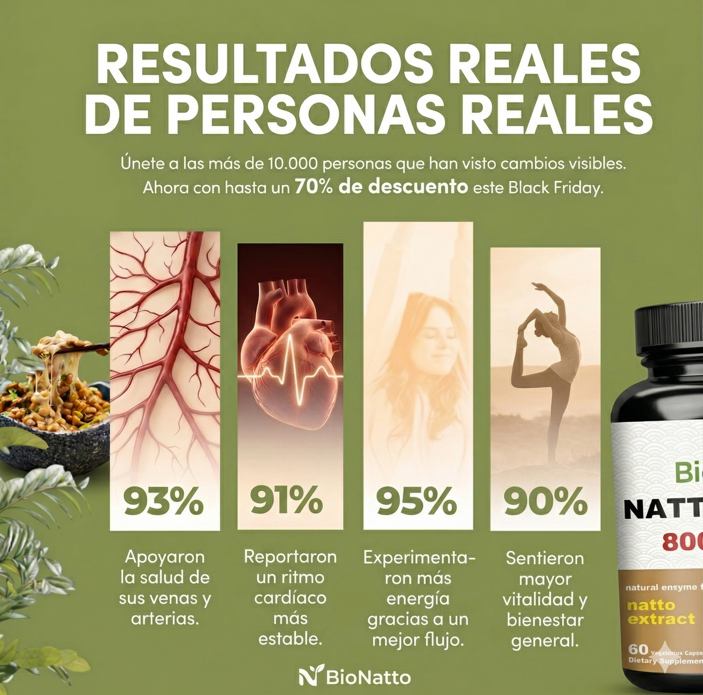 BioNatto 8000 FU — Limpieza Arterial De Forma Natural